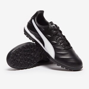  PUMA Men's Monarch IT Futsal Shoes, Black White, 12