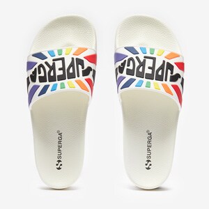 Superga Womens Slide Multicolour Logo | Pro:Direct Soccer