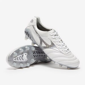 Mizuno Morelia DNA Japan FG- White/Galaxy Silver - Mens Soccer 