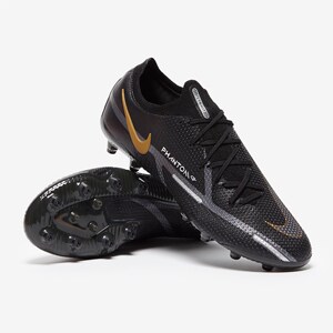 Nike Phantom GT AG-Pro - Negro/Gris Metálico/Dorado Botas para hombre | Pro:Direct Soccer