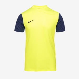 Visión general ironía ventana Camiseta MC Nike Dri-Fit Tiempo Premiere II para niños - Volt/Azul Marino  Medianoche/Negro - Equipaciones de fútbol para niños | Pro:Direct Soccer
