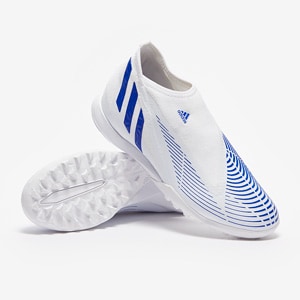 clásico Aburrir Misión adidas Predator Edge.3 Sin Cordones TF - Blanco/Hi-Res Azul/Blanco - Botas  para hombre | Pro:Direct Soccer