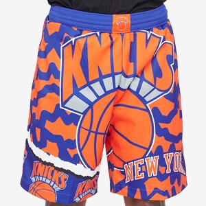 New York Knicks New Youth Royal Replica Basketball Shorts By Adidas