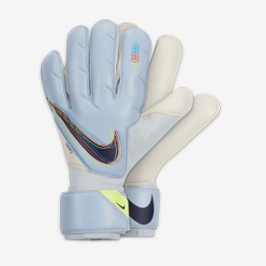 size 8.5 Orange/Blue Prisma RG Finger Support Goalkeeper Gloves 