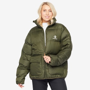 Converse Womens Patch Pocket Puffer Jacket | Pro:Direct Soccer