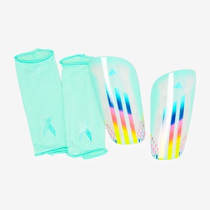 Monje Abolido llenar Espinilleras adidas X League - Transparente Agua/Cian Vivo/Rojo Solar -  Complementos | Pro:Direct Soccer