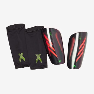 Pequeño probabilidad Chillido Espinilleras adidas X League - Negro/Rojo/Solar Verde - Complementos | Pro:Direct  Soccer
