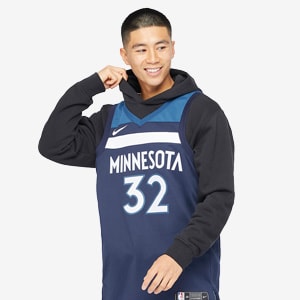 Men's Fanatics Branded Karl-Anthony Towns Navy Minnesota Timberwolves Round  About Name & Number T-Shirt