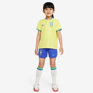 Nike Brasilien Kleine Kinder 22/23 Dri-Fit Heimset | Pro:Direct Soccer