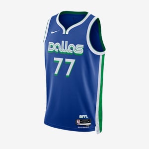 Nike Dallas Mavericks Courtside Men's Dri-Fit NBA Tank Top Blue