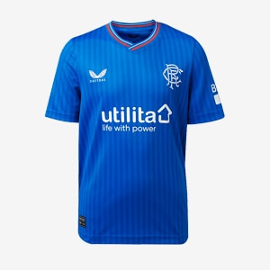 Castore Rangers FC Womens 23/24 Pro SS Home Shirt - Rangers Blue - Womens  Replica | Pro:Direct Soccer