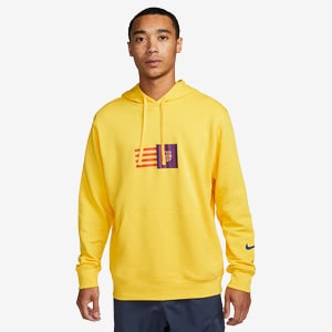 Nike FC Barcelona 23/24 NSW Club Hoodie -Amarillo/Deep Royal Blue