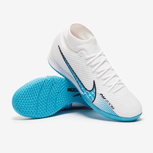Nike Air Mercurial Superfly IX Academy IC - White/Baltic Blue/Pink Blast - Mens Boots