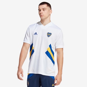 adidas Boca Juniors 2023 Icon Shirt - White | Pro:Direct Rugby