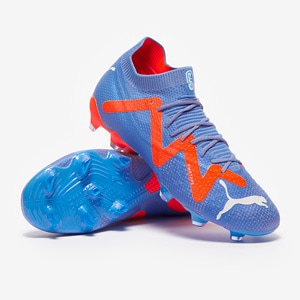 Puma Future Ultimate Negative Cut Pro Goalie Goalkeeper Gloves - Ultra  Orange/Blue Glimmer - Soccerium