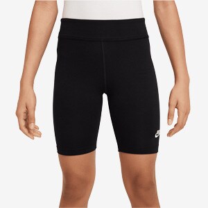 Nike Sportswear Older Girls 7" Biker Shorts (8-15Y) -Black/White | Pro:Direct Basketball