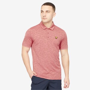 Lyle & Scott Seafoam Jacquard Golf Polo Shirt | Pro:Direct Golf
