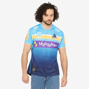 Buy 2022 Gold Coast Titans NRL Home Jersey - Youth - NRL Jerseys