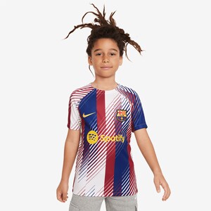 Nike FC Barcelona 21/22 Kids Home Stadium SS Jersey - Soar/Pale Ivory -  Boys Replica