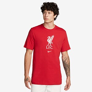 Nike Liverpool 23/24 Crest SS Tee - Gym Red - Mens Replica |