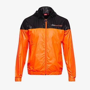 dounlimited doSoccer Ultra Light Pro Jacket - Orange/Black | Pro:Direct Soccer