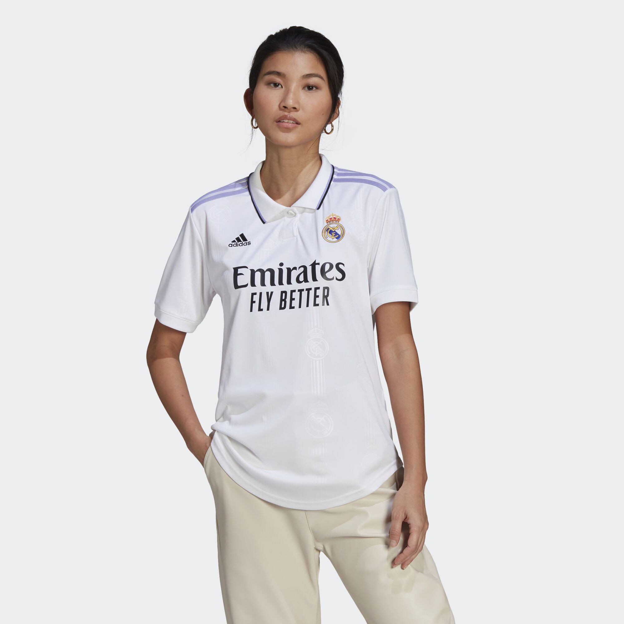 Adidas Real Madrid Human Race Womens Jersey Black/White for Women