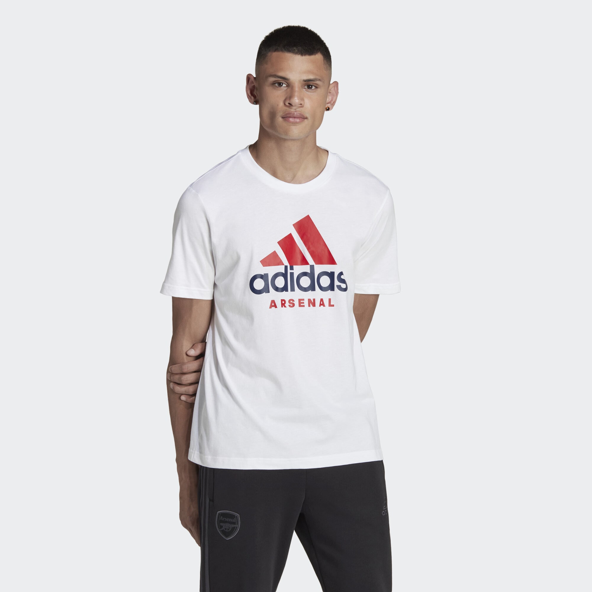 adidas Arsenal 22/23 DNA GR T-Shirt- Weiß | Pro:Direct Soccer