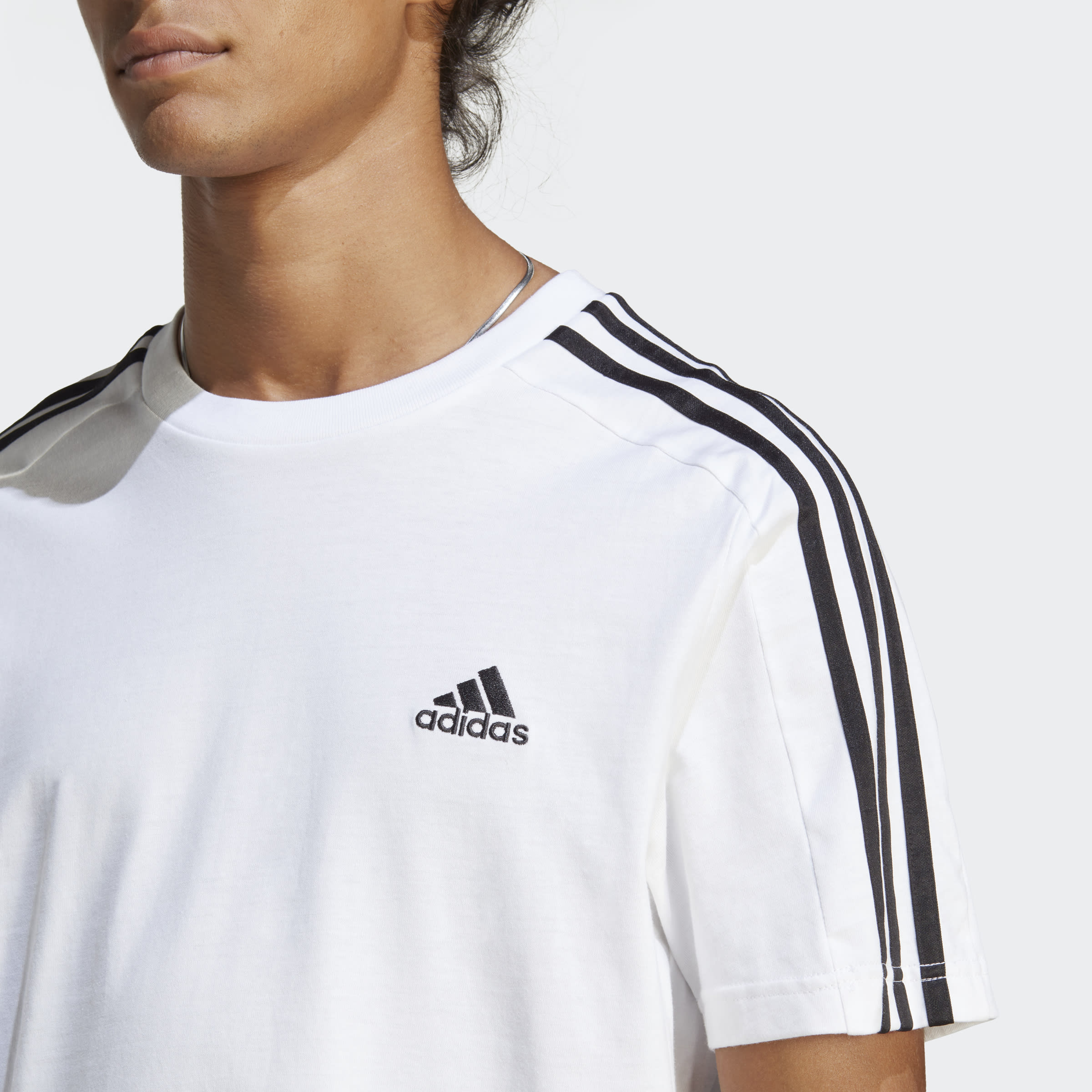 adidas Sportswear Essentials Single Jersey 3-Stripes T-Shirt | Pro:Direct Running