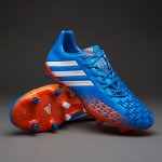 adidas Predator サッカーシューズ 青/オレンジ adidas Predator LZ FG Blue/Orange/Running White Kids