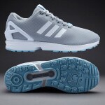 Breeze Womens Shoes - adidas Originals ZX Flux - Clear Onix / White