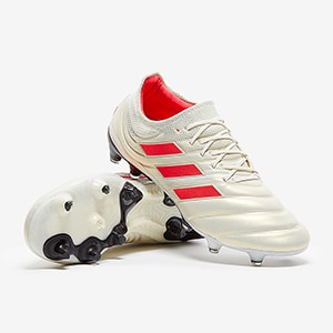 Copa 19.1 FG - Off White/Solar Red/Core - Firm Ground - Mens Soccer Cleats