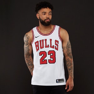 Nike NBA Michael Jordan Chicago Bulls Swingman Jersey - White - Mens  Replica - Jerseys
