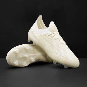 adidas X 18.1 FG - Mens Soccer Cleats - Firm Ground - White |