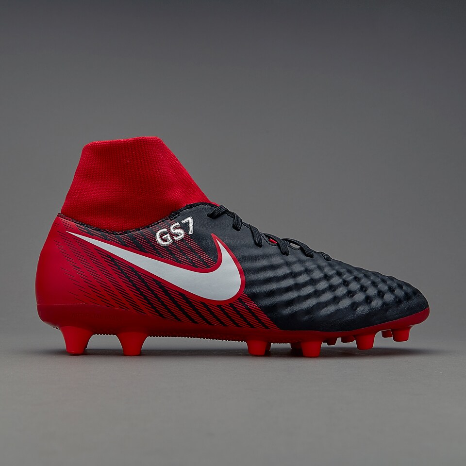 Nike Magista Onda II DF AG Pro Mens Boots Artificial Grass 917786 061 Black White University Red Pro Direct Soccer