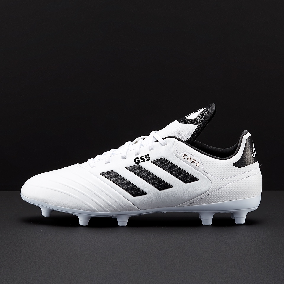 Botas de - adidas 18.3 FG - Blanco/Negro/Dorado BB6358 Pro:Direct Soccer