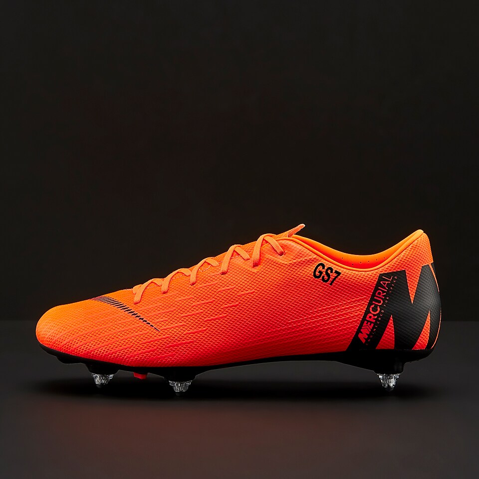 Nike Mercurial Vapor XII Elite SG-Pro AC - Mens Boots - Soft Ground -  AH7381-810 - Total Orange/Black/Total Orange/Volt