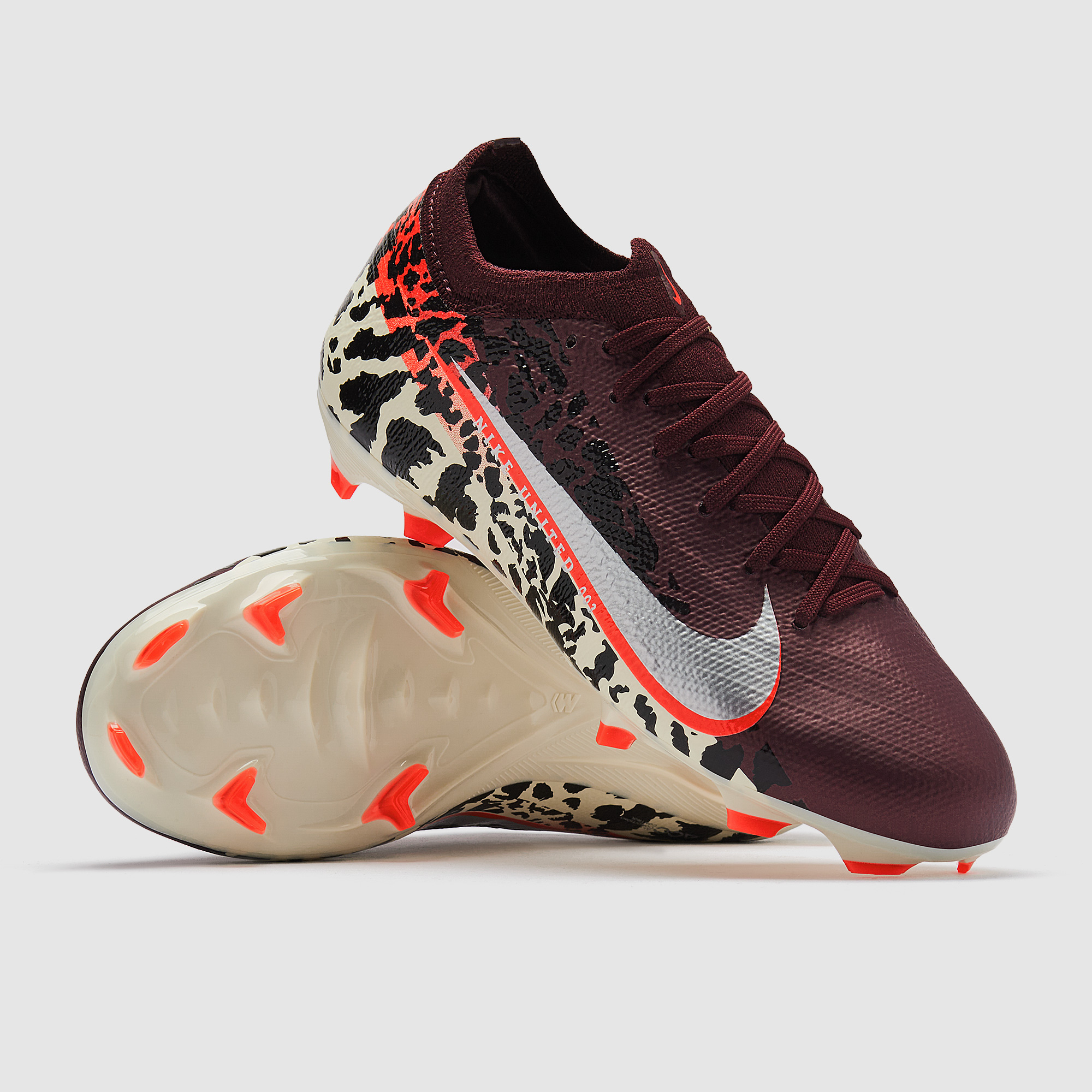 Nike Kids Air Zoom Mercurial Vapor XVI Pro Firm Ground - Burgundy  Crush/Mtlc Silver/Univ Red/Fossil - Junior Boots | Pro:Direct Soccer