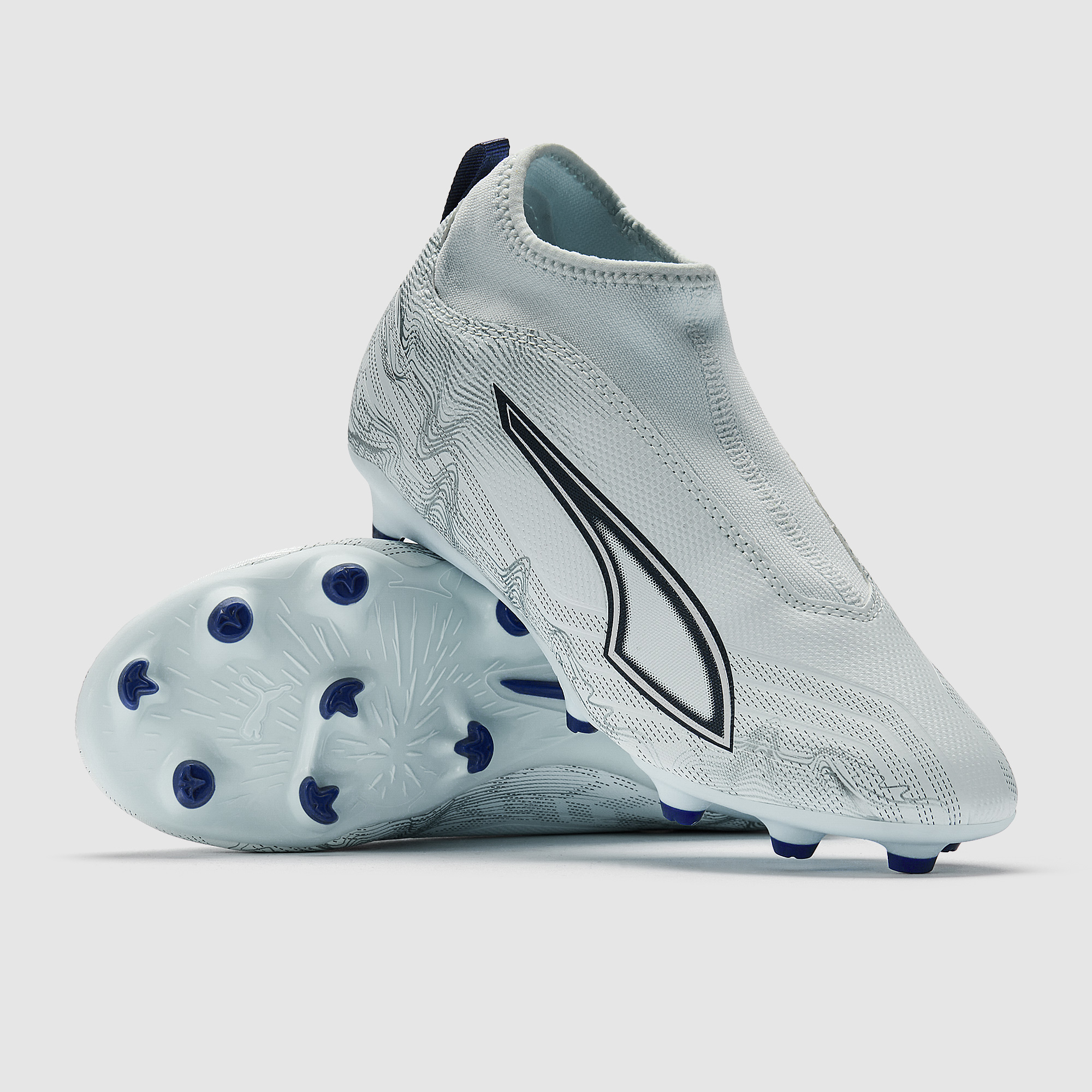 Puma Kids Ultra 6 Match+ Laceless Fg Ag Icy Jewel Blue