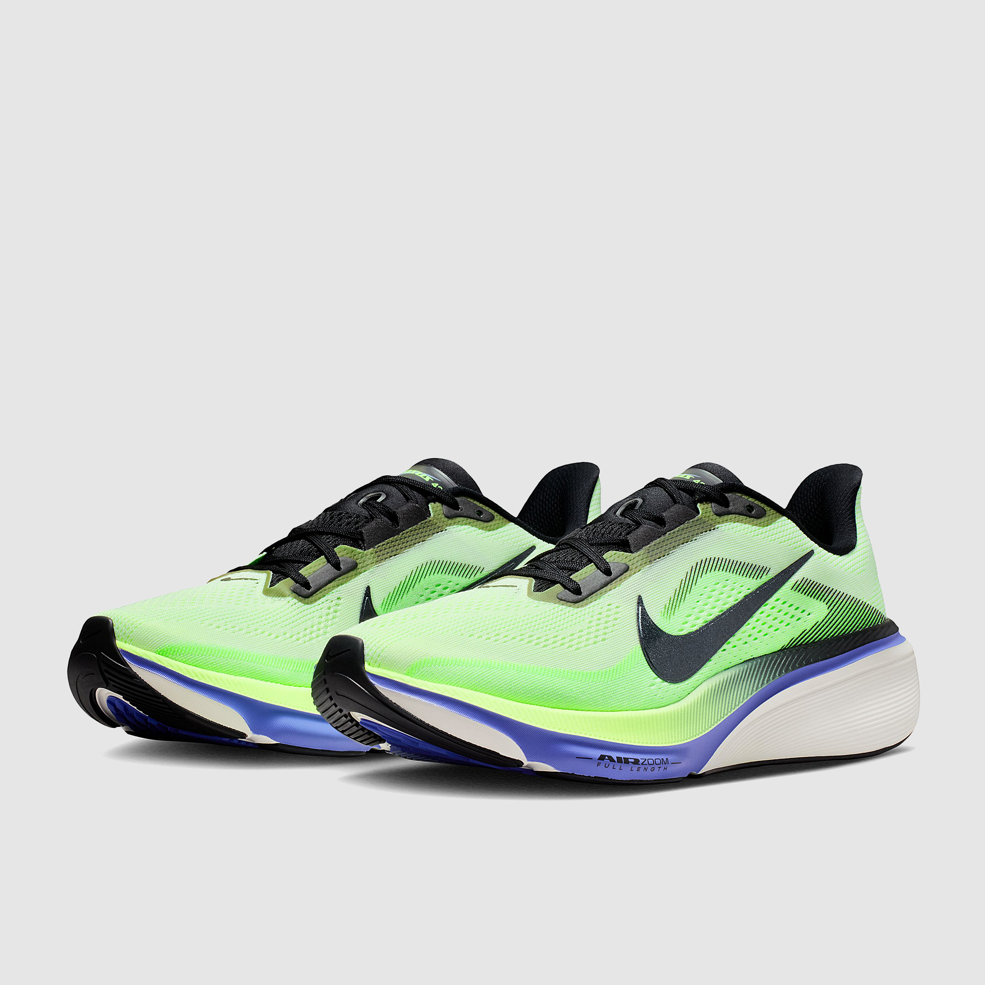 Nike Air Zoom Pegasus 42 Volt Tint Black Spruce Sapphire Lime Blast Yellow