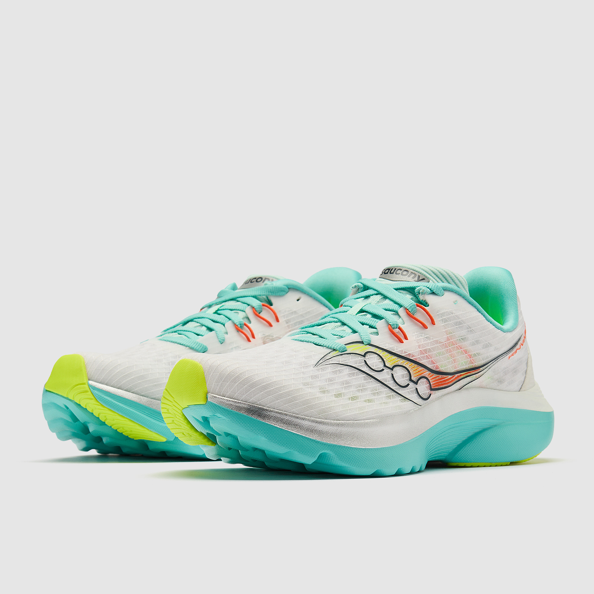 Saucony Womens Kinvara 16 Aqua White