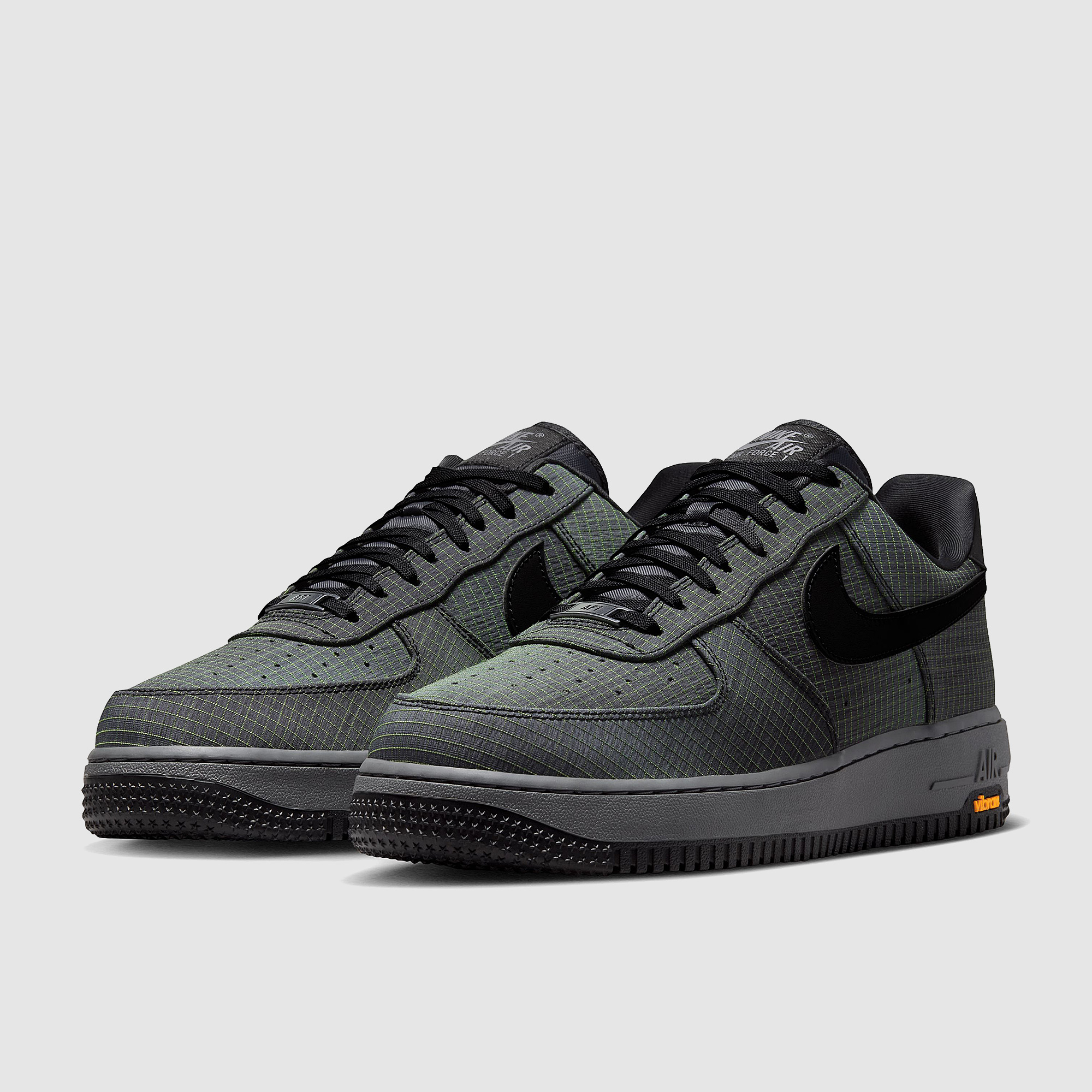 Nike Sportswear Air Force 1 '07 Lx Vibram Pencil Point Black Off Noir Speed Yellow Grey