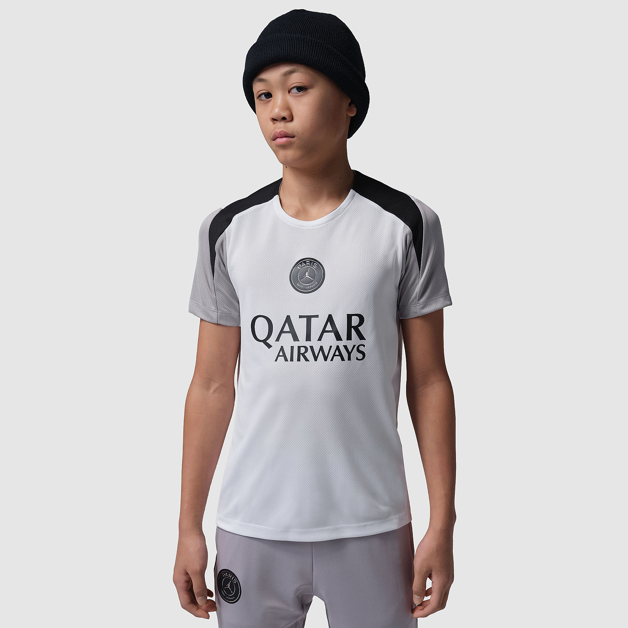 Jordan Paris Saint Germain 25 26 Kids Se Dri Fit Strike Fifth Shirt White