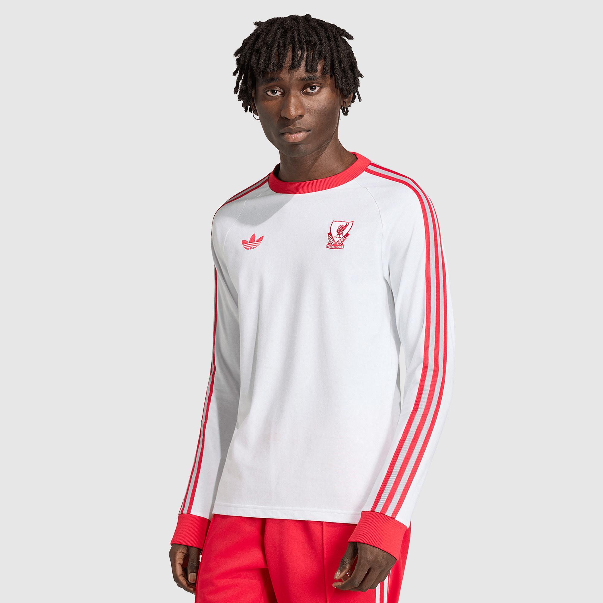 Adidas Originals Liverpool 25 26 Og Ls Shirt White