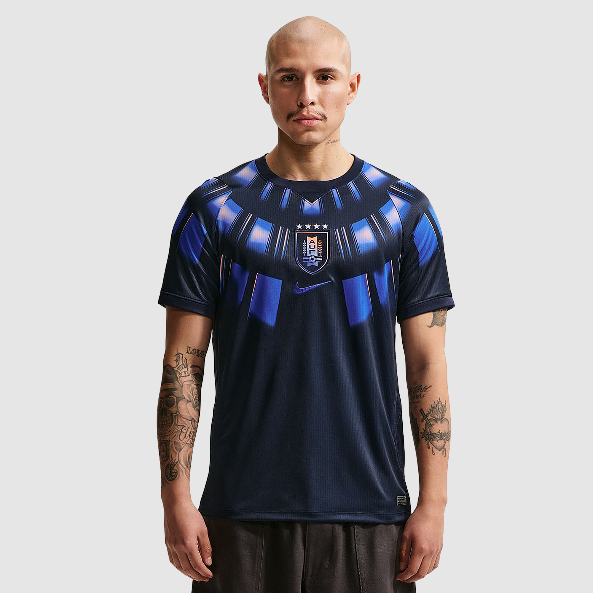 Nike Uruguay 2026 Dri Fit Stadium Away Shirt Obsidian Hyper Royal Blue