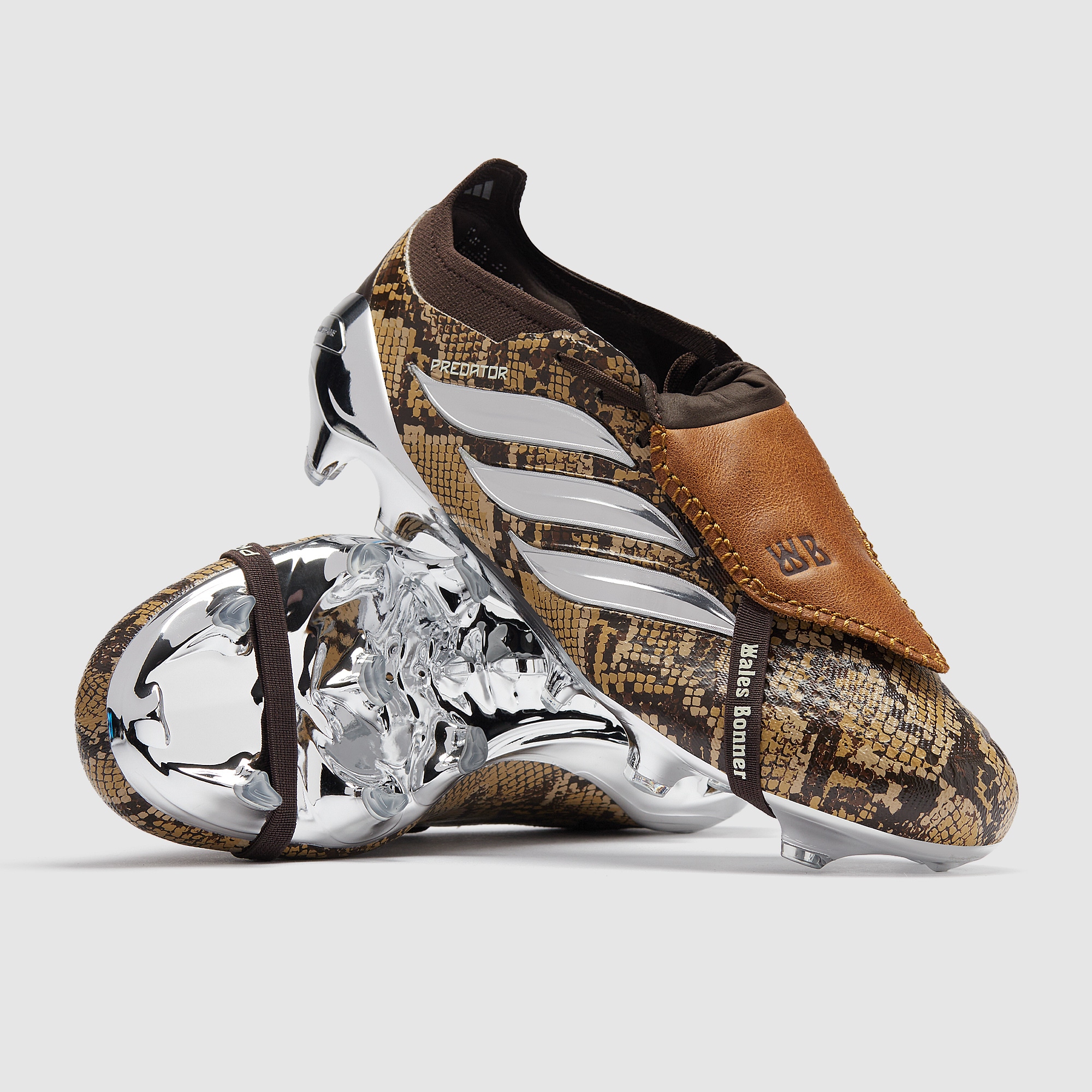 adidas Predator Elite Tongue x Wales Bonner FG - Kaki Lin/Argent Mét./Blanc Merveille