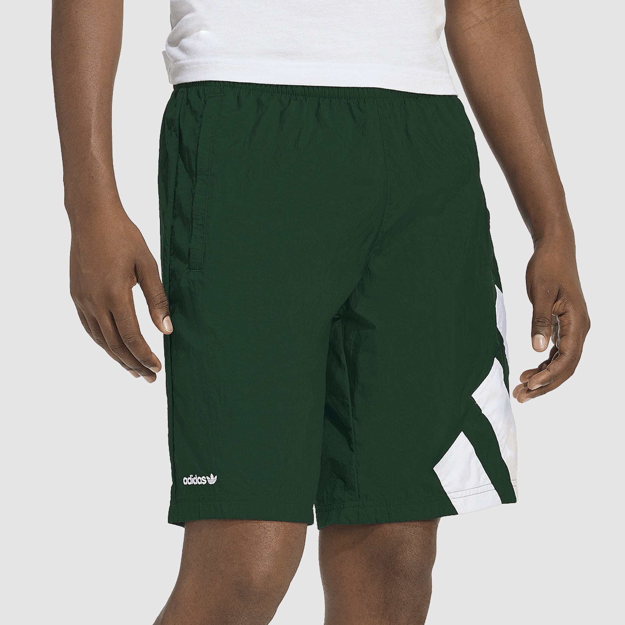 Adidas Originals Adicolor Blocked Shorts Collegiate White Green