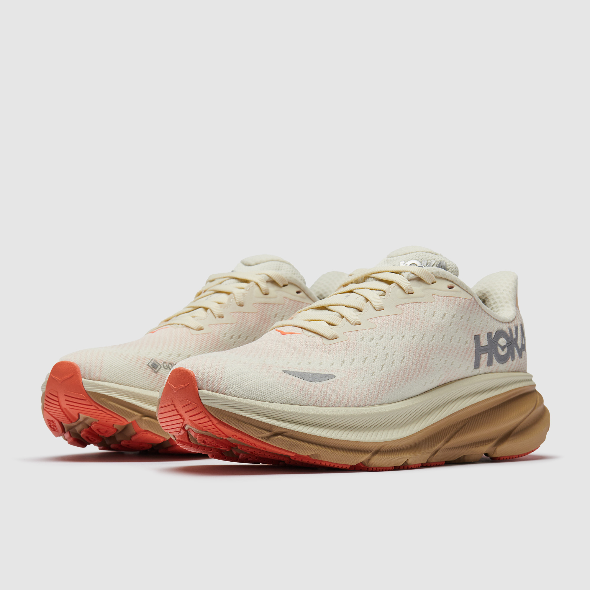 Hoka Womens Clifton 9 Gtx Beige