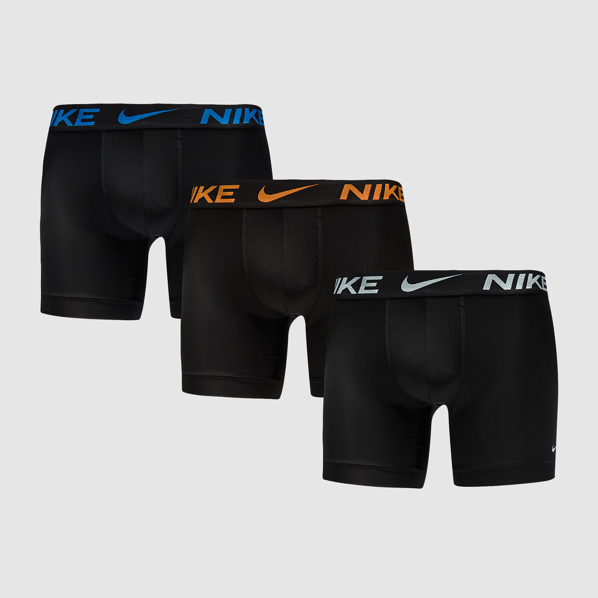 Nike Boxer Brief 3 Pack Grcr Bl Brlnt Bl Mnrch Logo Wb Black