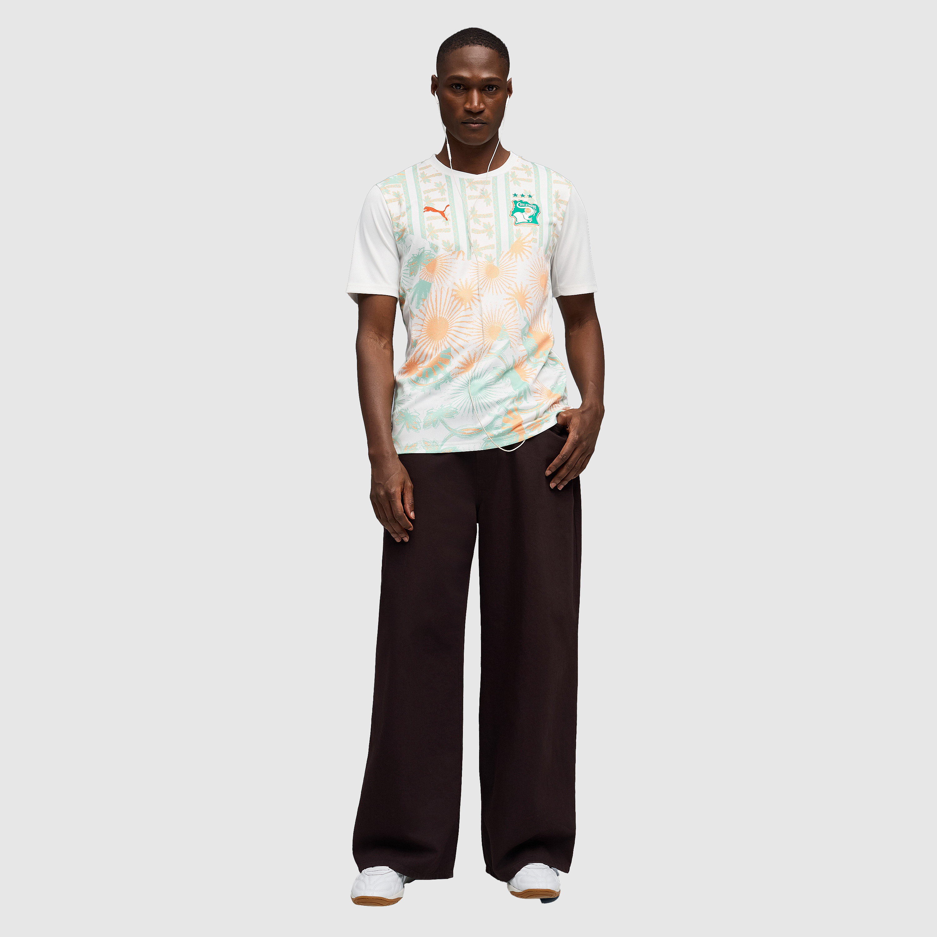 Puma Ivory Coast 2026 Away Shirt Warm Chestnut White
