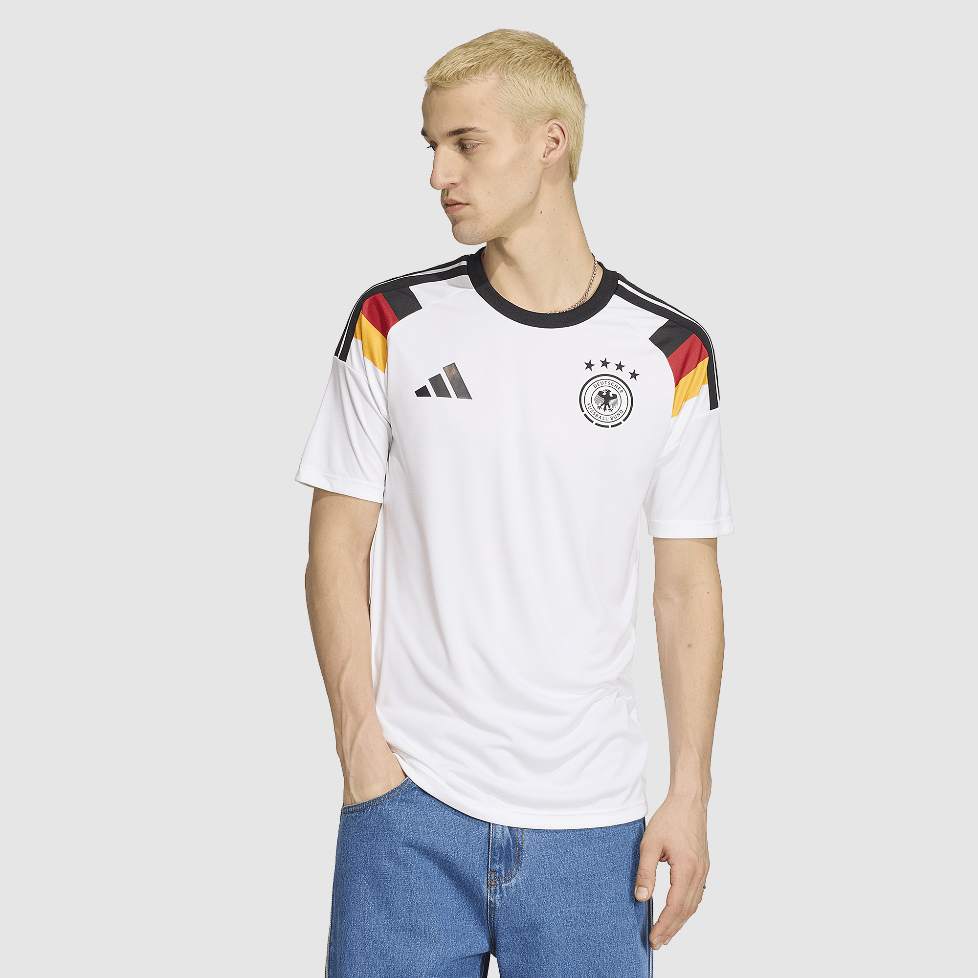 Adidas Originals Germany 2026 Fan Home Shirt White